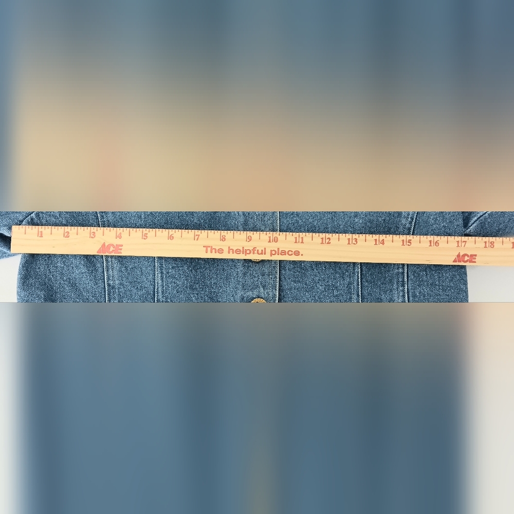 Mondi Vtg Gold Embroidered Blue Denim Jacket & Jeans Set Waist 24" Pre-owned - Picture 6 of 16